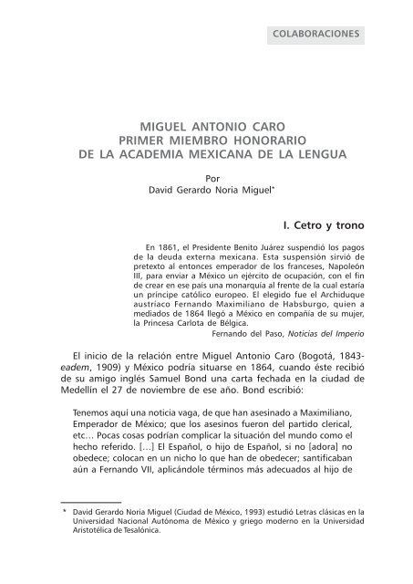 BOLETIN Tomo LXVIII Núms. 277-278 Julio-diciembre