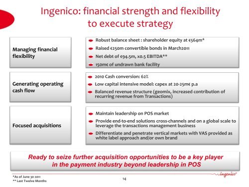 Download the presentation - Ingenico