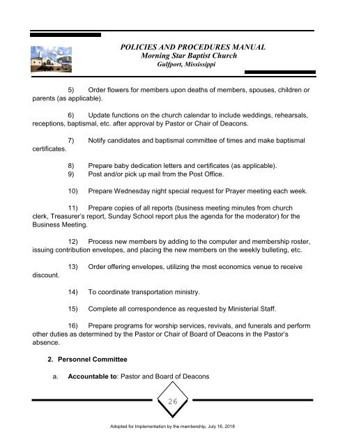 MSBC Policy and Procedures 16July2018