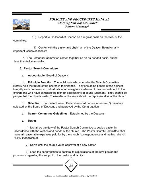 MSBC Policy and Procedures 16July2018