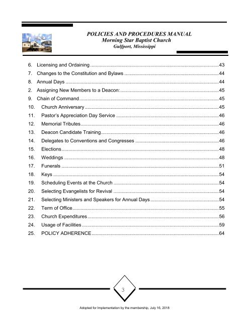 MSBC Policy and Procedures 16July2018