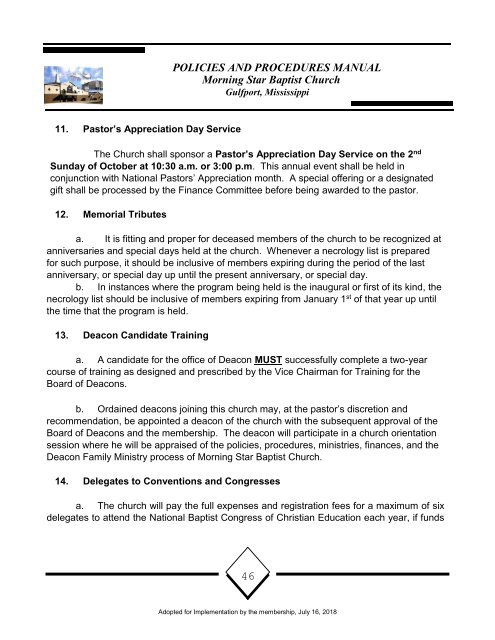 MSBC Policy and Procedures 16July2018