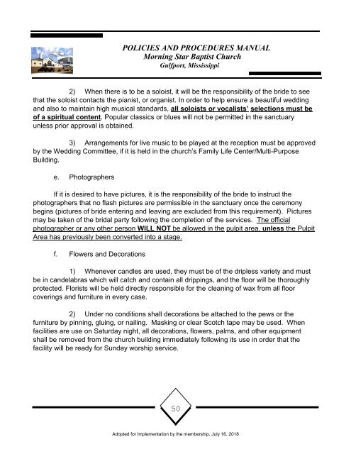 MSBC Policy and Procedures 16July2018