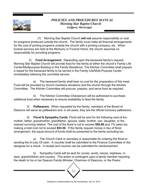 MSBC Policy and Procedures 16July2018