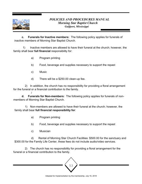 MSBC Policy and Procedures 16July2018