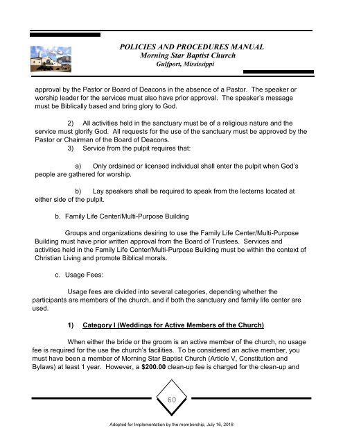MSBC Policy and Procedures 16July2018