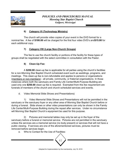 MSBC Policy and Procedures 16July2018