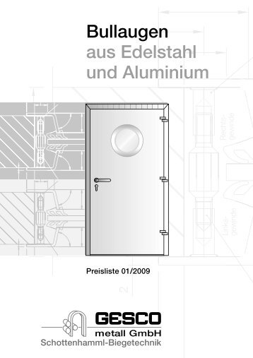 Bullaugen aus Alu - GESCO metall GmbH