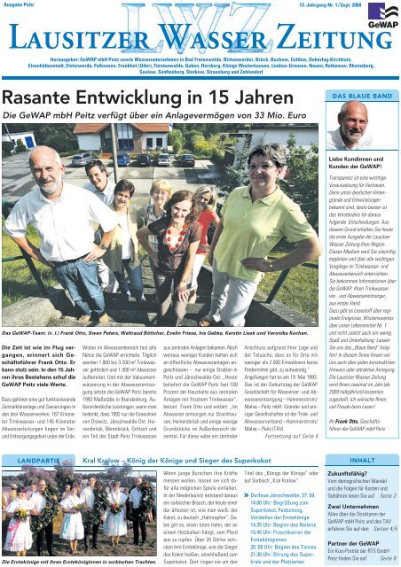 Rasante Entwicklung in 15 Jahren - GeWAP