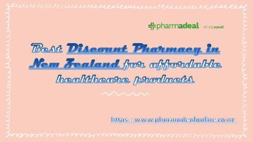 Get Your favourite Healthcare Products from Discount Pharmacy in New Zealand