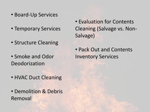 Commercial Fire Damage Restoration in Raleigh NC