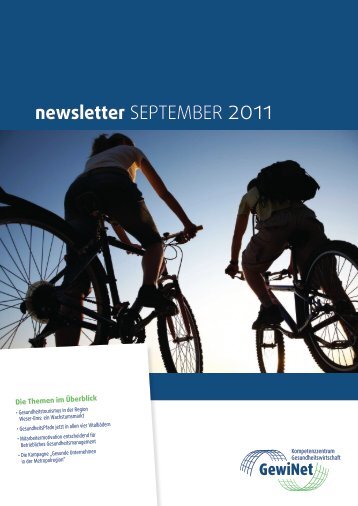 Newsletter September 2011 - GewiNet