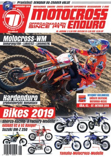 Motocross Enduro Ausgabe 09/2018