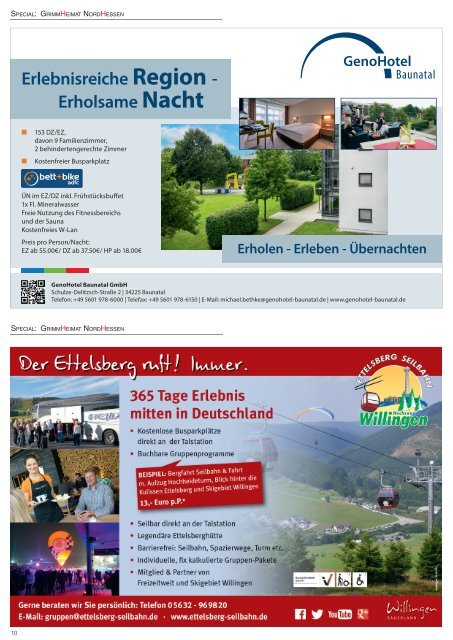 BusMail Reisetipps, Ausgabe September 2018