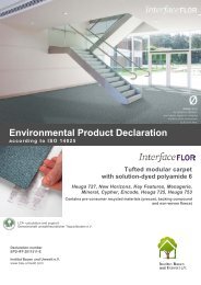 Environmental Product Declaration - Interface