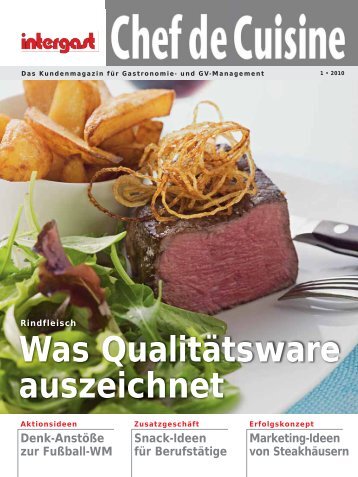 Was Qualitätsware auszeichnet - Intergast