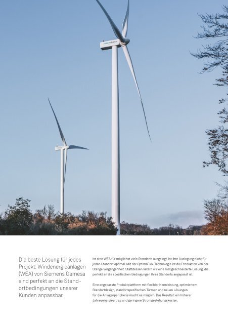 Siemens Gamesa Renewable Energy OptimaFlex