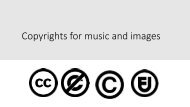 What are copyrights for images and sounds