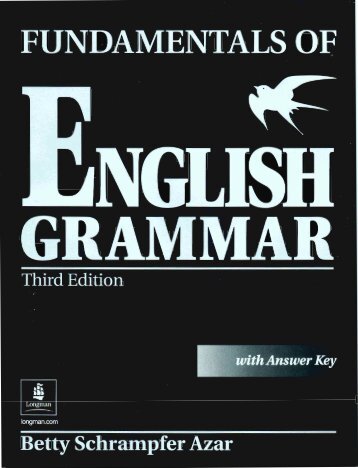 fundamentals of english grammar third edition with answer key