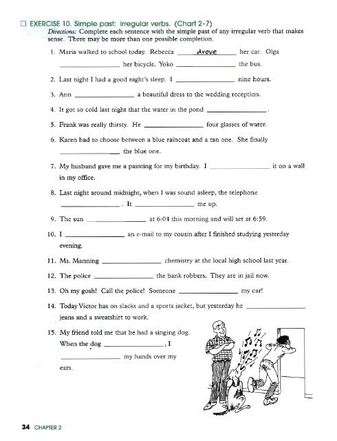 Simple Sulple Past Form