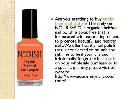 Spend Money On Toxin Free Nail Polish That Can Help To Remove Your Nail Infection