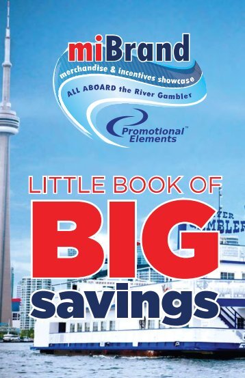 Little Book of BIG Savings - miBrand - Promotional Elements