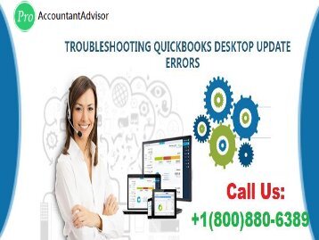 Actions to Fix QuickBooks Desktop 2018 Update Errors