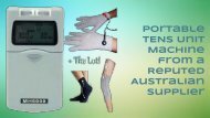 The Best of Portable TENS Unit Machine on offer from a Reputed Australian Supplier