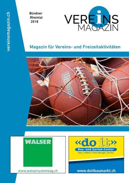 Vereinsmagazin Buendner Rheintal Ausgabe 2 online