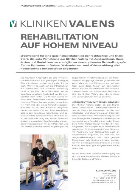 Vereinsmagazin Buendner Rheintal Ausgabe 2 online