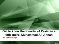 Get to know the founder of Pakistan a little more; Muhammad Ali Jinnah