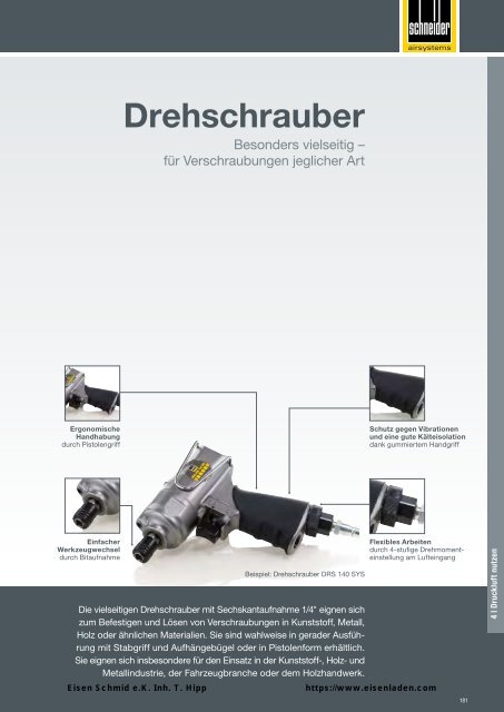 2018-Schneider Druckluft Gesamtkatalog