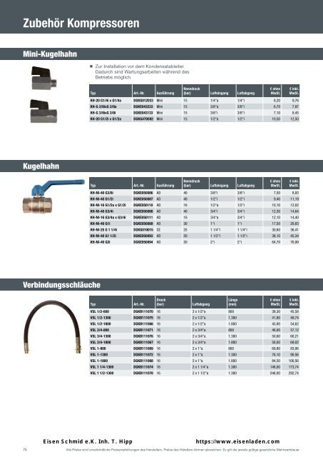 2018-Schneider Druckluft Gesamtkatalog