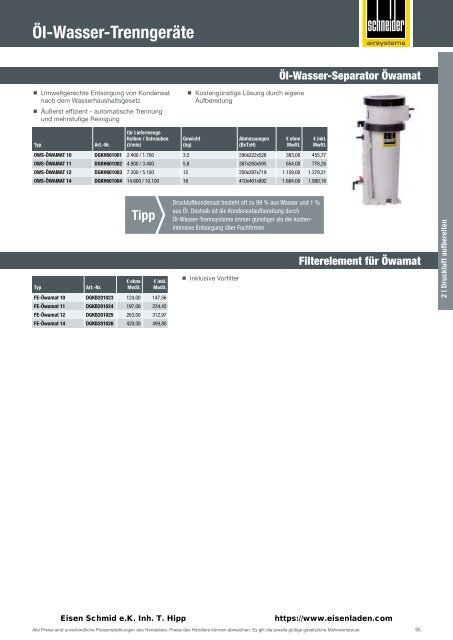 2018-Schneider Druckluft Gesamtkatalog