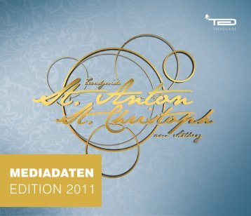 Mediadaten Trendguide St. Anton St. Christoph 2011