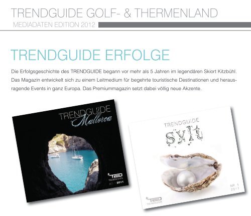 Trendguide Golf & Thermenland Media 2012