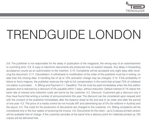 Trendguide London Presentation 2012