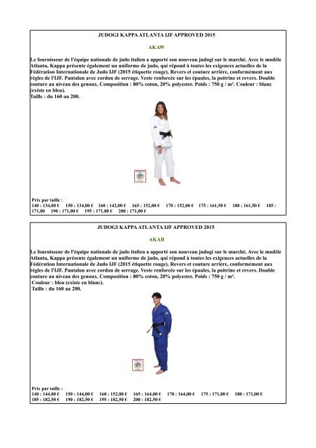 catalogue sabretooth judo+jiu jitsu+BJJ saison 2018-2019