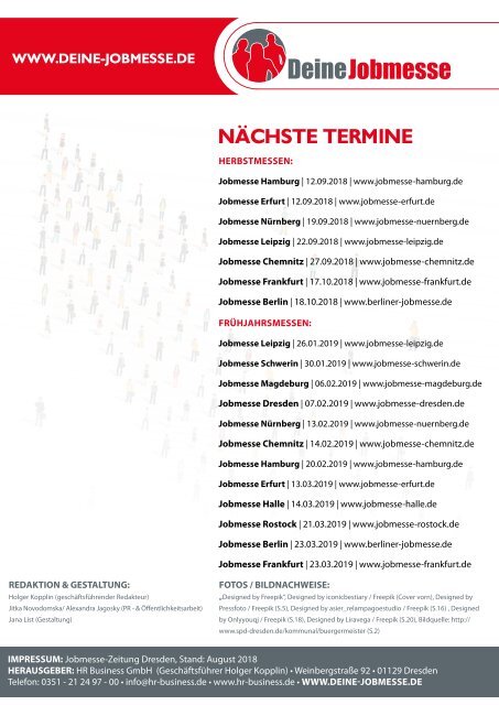 MESSEZEITUNG_Jobmesse Dresden_Herbst2018