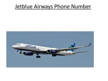 Jetblue Airways Phone Number