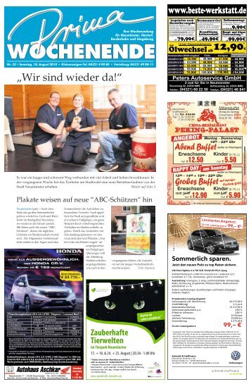 Prima Wochenende 33 2018