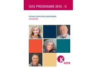 Duisburg KBW @KEFB Bistum Essen Programm 2-2018