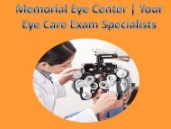 What Are The Steps To Choose The Best Vision Centers Near Houston?