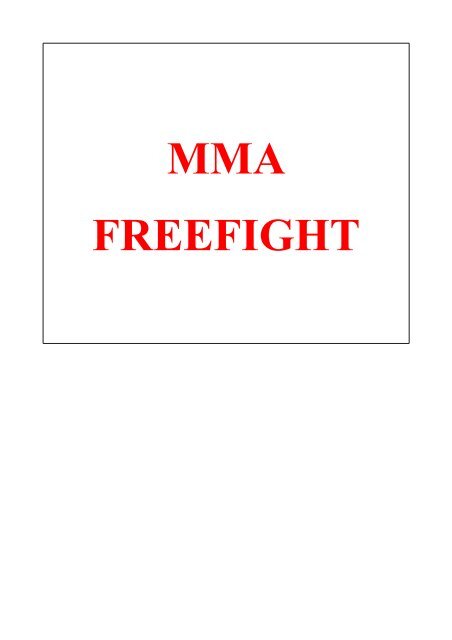 catalogue sabretooth MMA FREEFIGHT saison 2017-2018