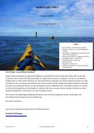 Kursbuch Großgewässer Sicherheitstraining (EPP 2)