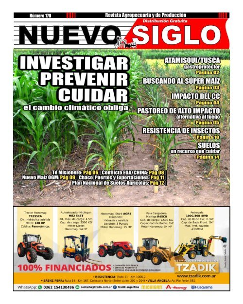 Revista Agropecuaria Nuevo Siglo Número 170 - AGOSTO 2018