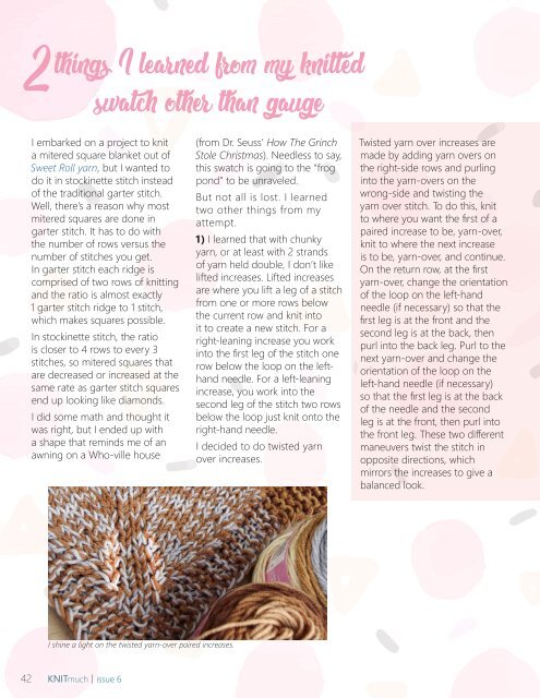 KNITmuch | Issue 06