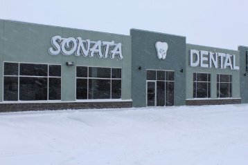 Exterior view of Airdrie dental clinic Sonata Dental