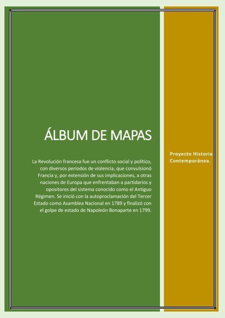 lbum de Mapas- Proyecto