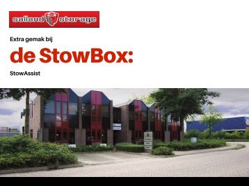 Extra gemak bij de StowBox - StowAssist - Salland Storage